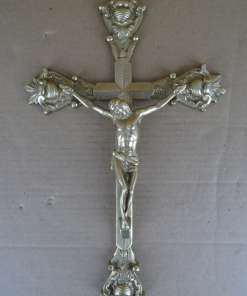 Antiek verguld kruisbeeld