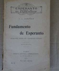 L.I. Zamenhof Fundamento de Esperanto