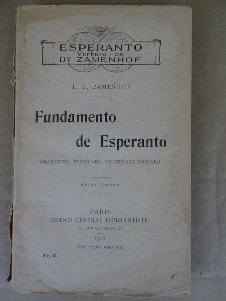 L.I. Zamenhof Fundamento de Esperanto