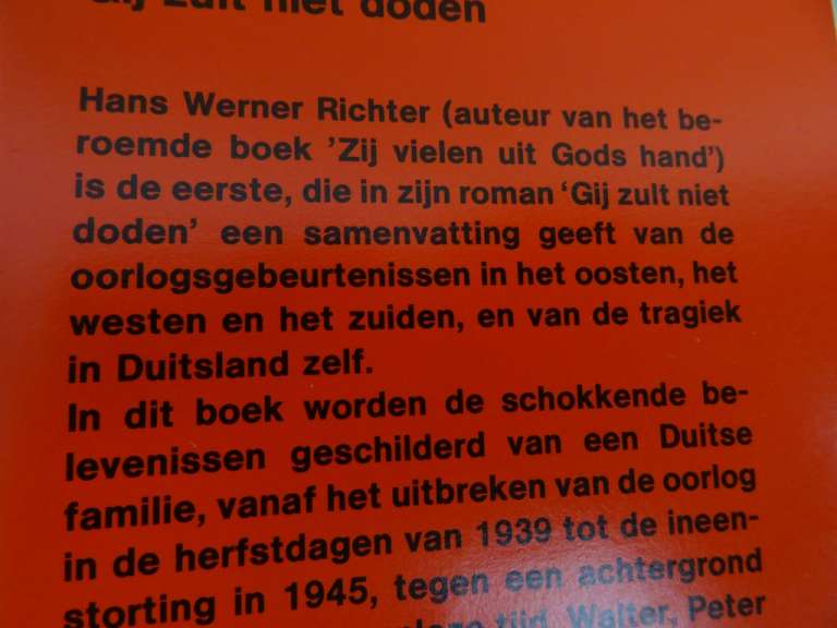 Hans Werner Richter Gij zult niet doden