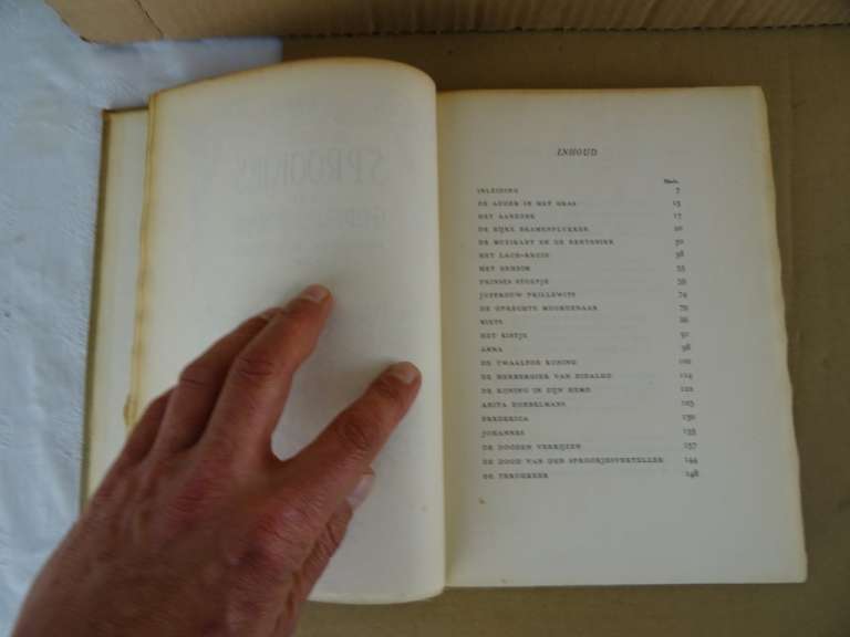 Antiek boek Sprookjes van Godfried Boomans