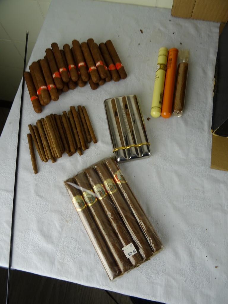 Houten humidor TCM met sigaren - Afbeelding 10