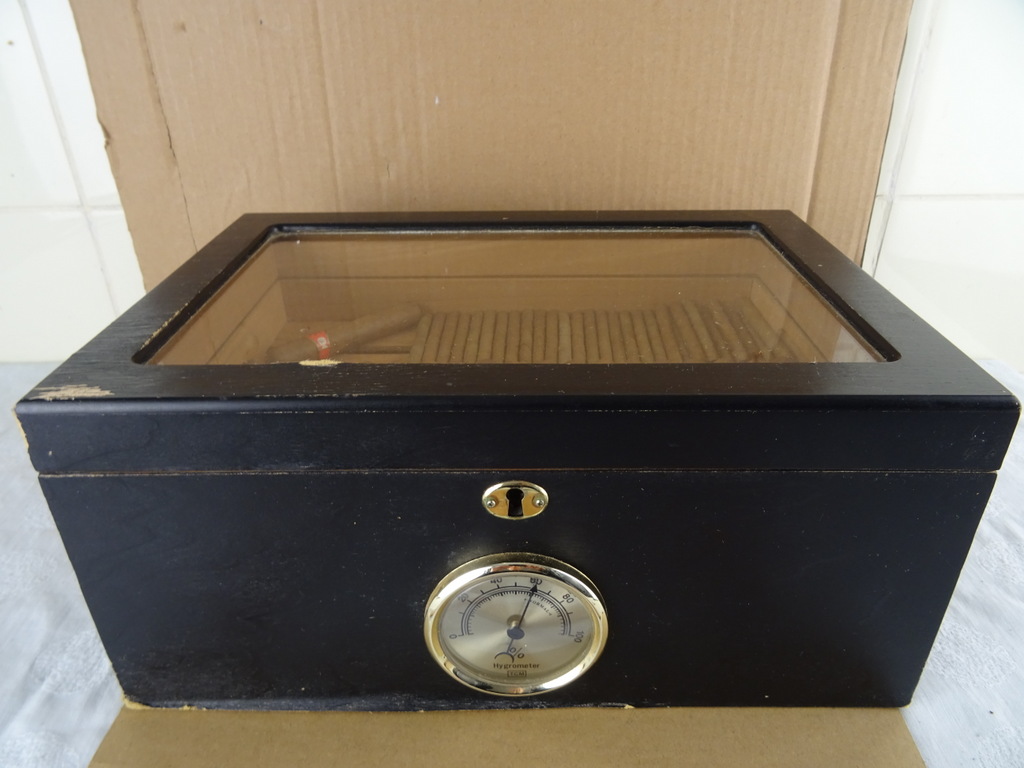 Houten humidor TCM met sigaren - Afbeelding 53