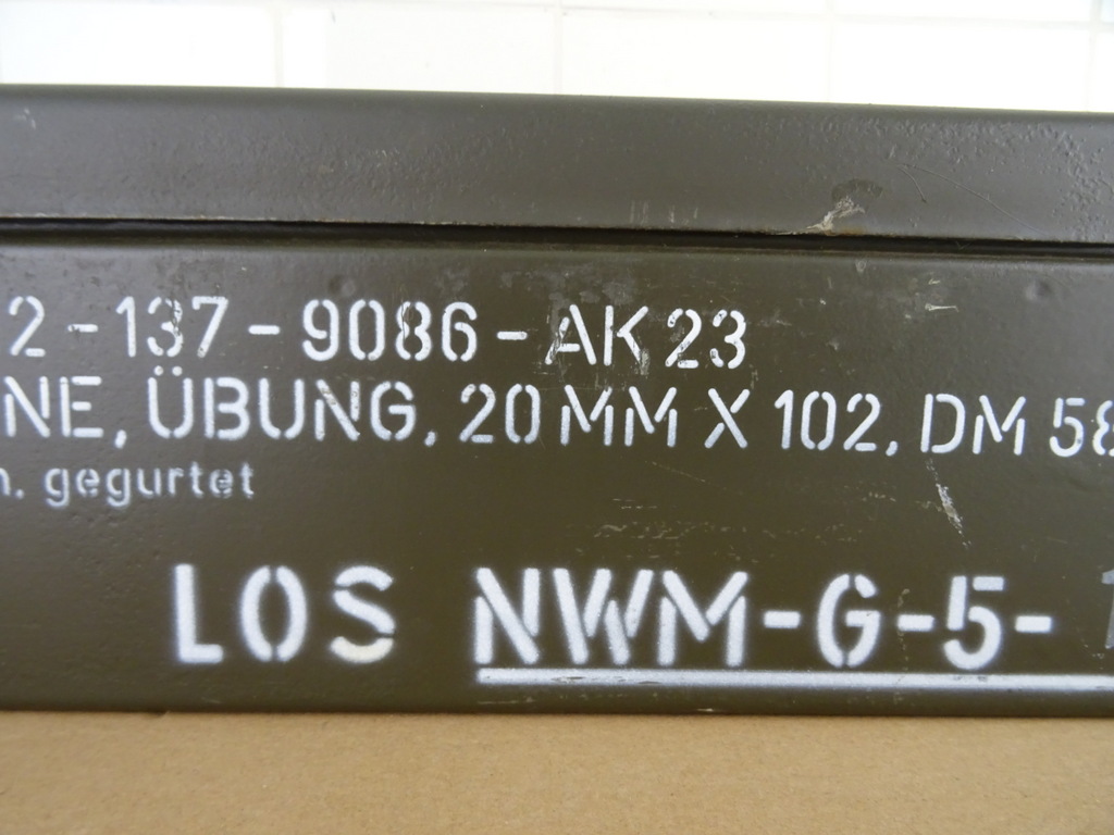 Enorme metalen AK23 munitiekist - Afbeelding 6