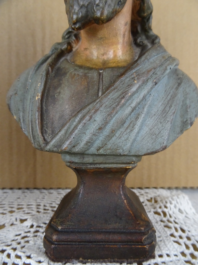 Antieke bustes Maria en Jozef - Afbeelding 9