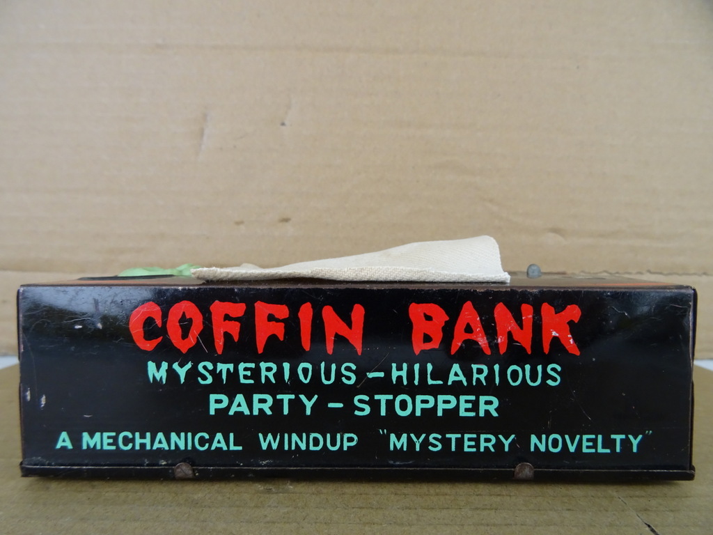Coffin bank vintage collector's item - Afbeelding 2