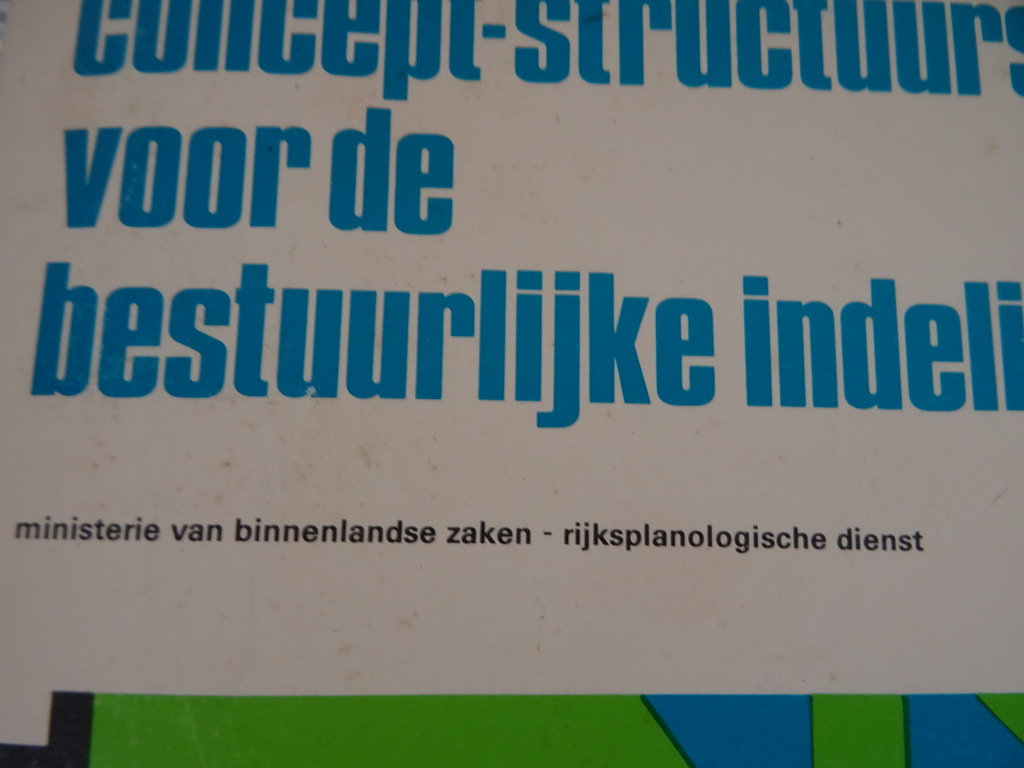 Vintage kaarten bestuurlijke indeling uit 1974 - Afbeelding 2