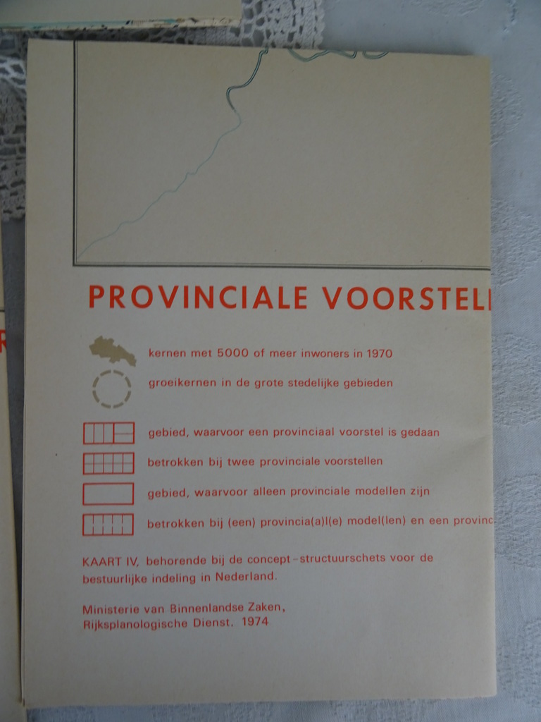 Vintage kaarten bestuurlijke indeling uit 1974 - Afbeelding 7