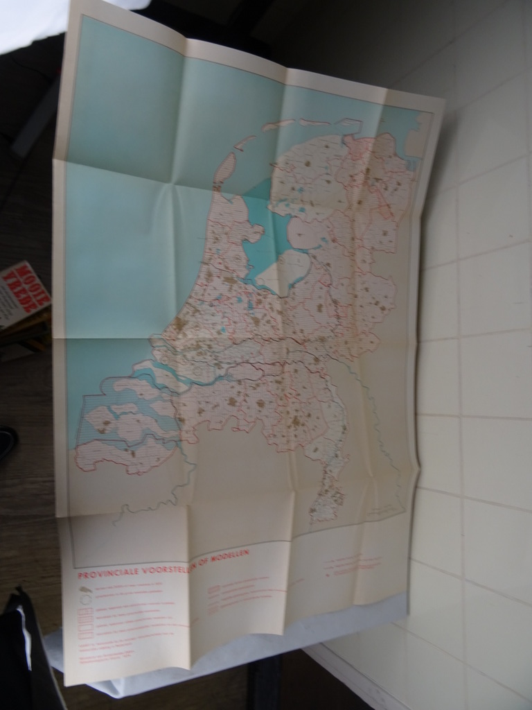 Vintage kaarten bestuurlijke indeling uit 1974 - Afbeelding 8