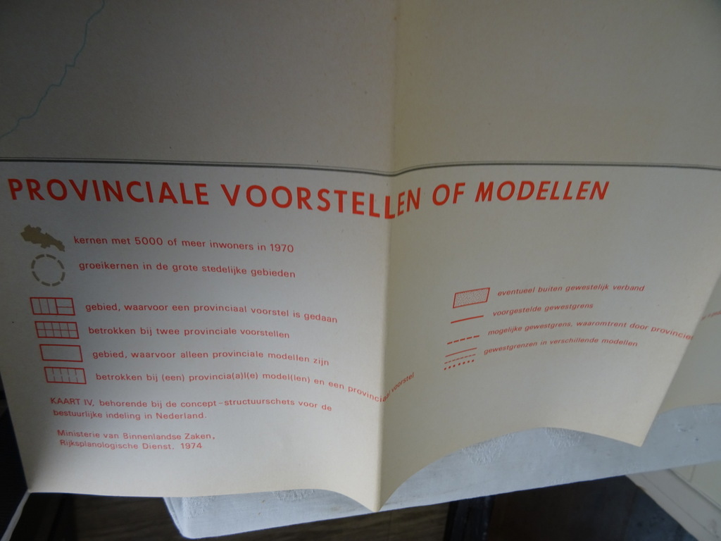 Vintage kaarten bestuurlijke indeling uit 1974 - Afbeelding 9