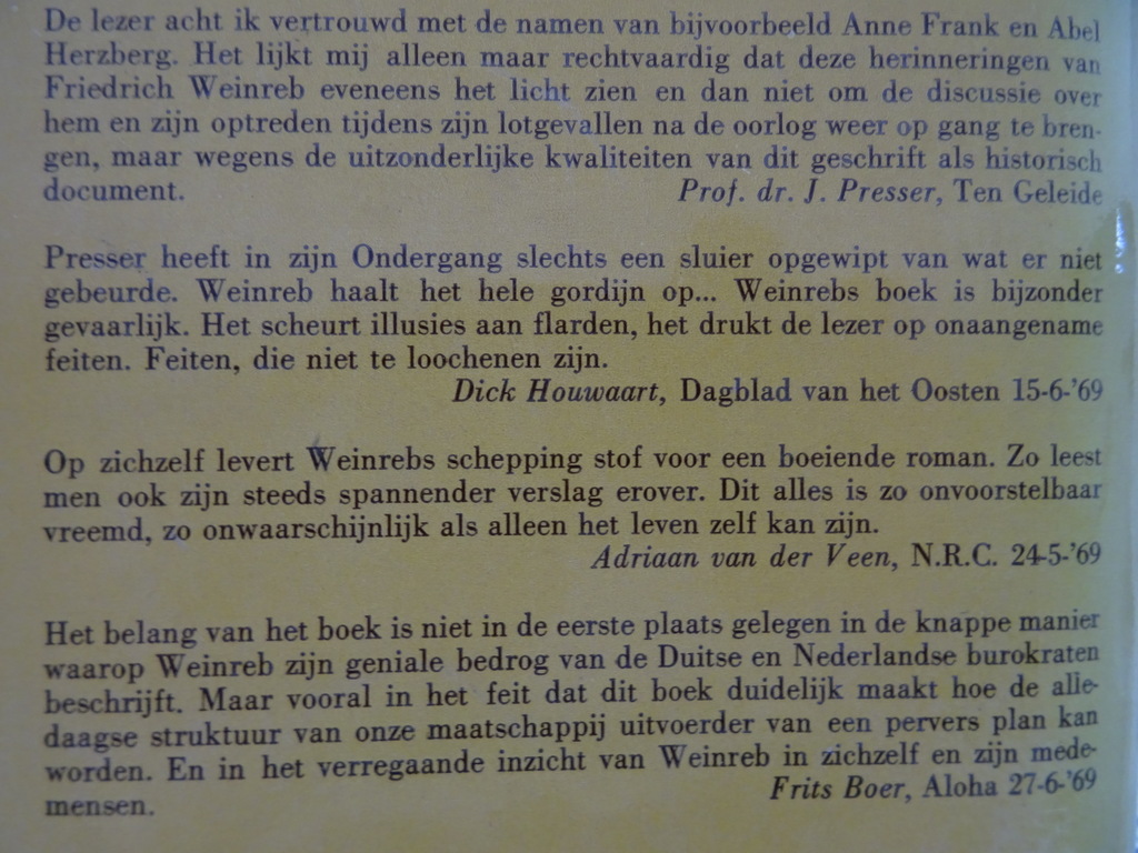 F. Weinreb trilogie Collaboratie en verzet - Afbeelding 15