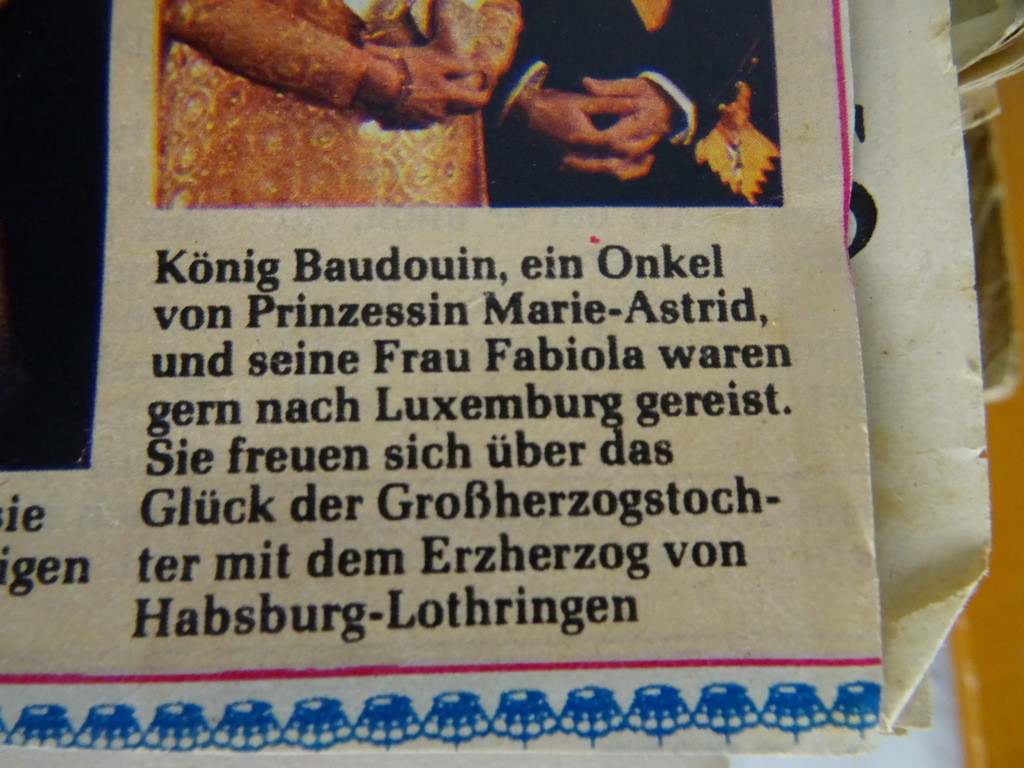 Collectie krantenknipsels over vorstenhuizen - Afbeelding 9
