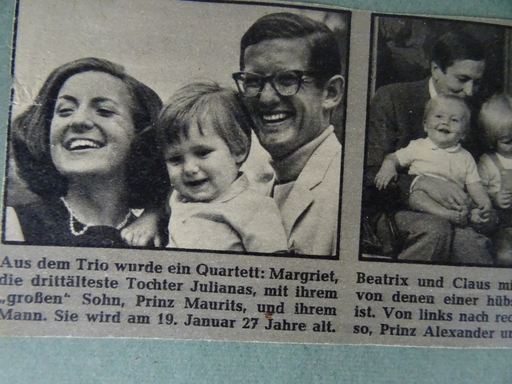 Collectie krantenknipsels over vorstenhuizen - Afbeelding 28