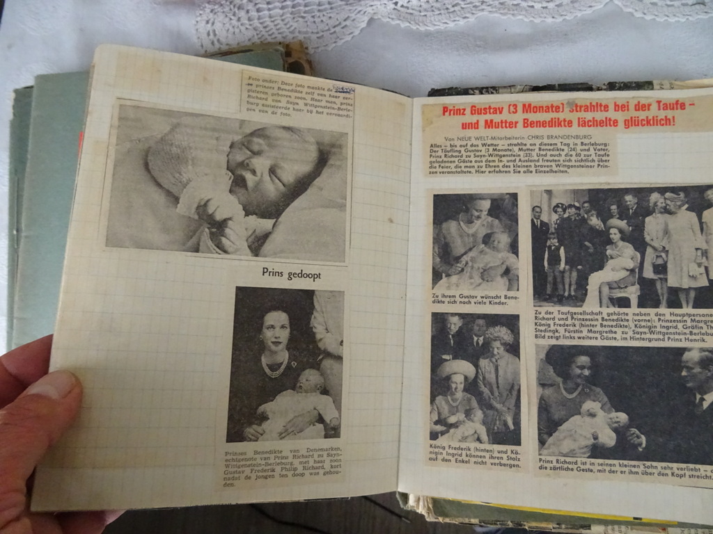Collectie krantenknipsels over vorstenhuizen - Afbeelding 39