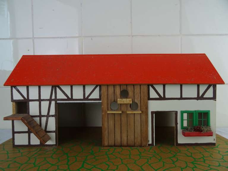 Houten vakwerkboerderij