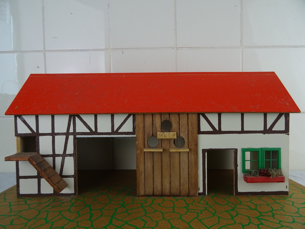 Houten vakwerkboerderij