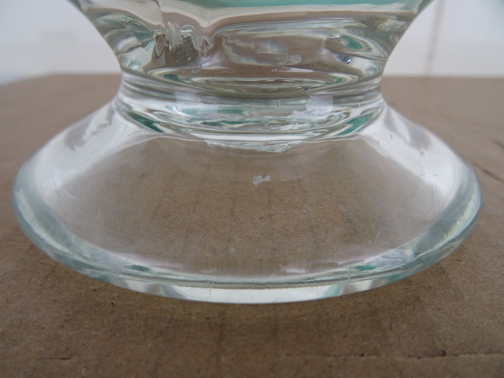 Antieke mondgeblazen glazen fruitschaal - Afbeelding 13