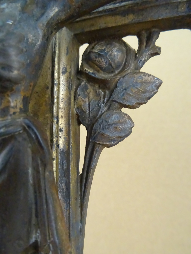 Antiek kruisbeeld 47 cm - Afbeelding 9