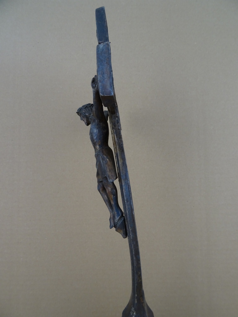 Antiek kruisbeeld 47 cm - Afbeelding 10