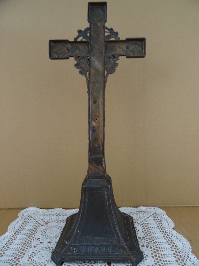 Antiek kruisbeeld 47 cm - Afbeelding 14