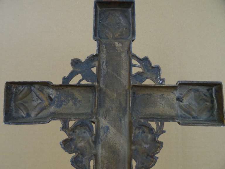 Antiek kruisbeeld 47 cm