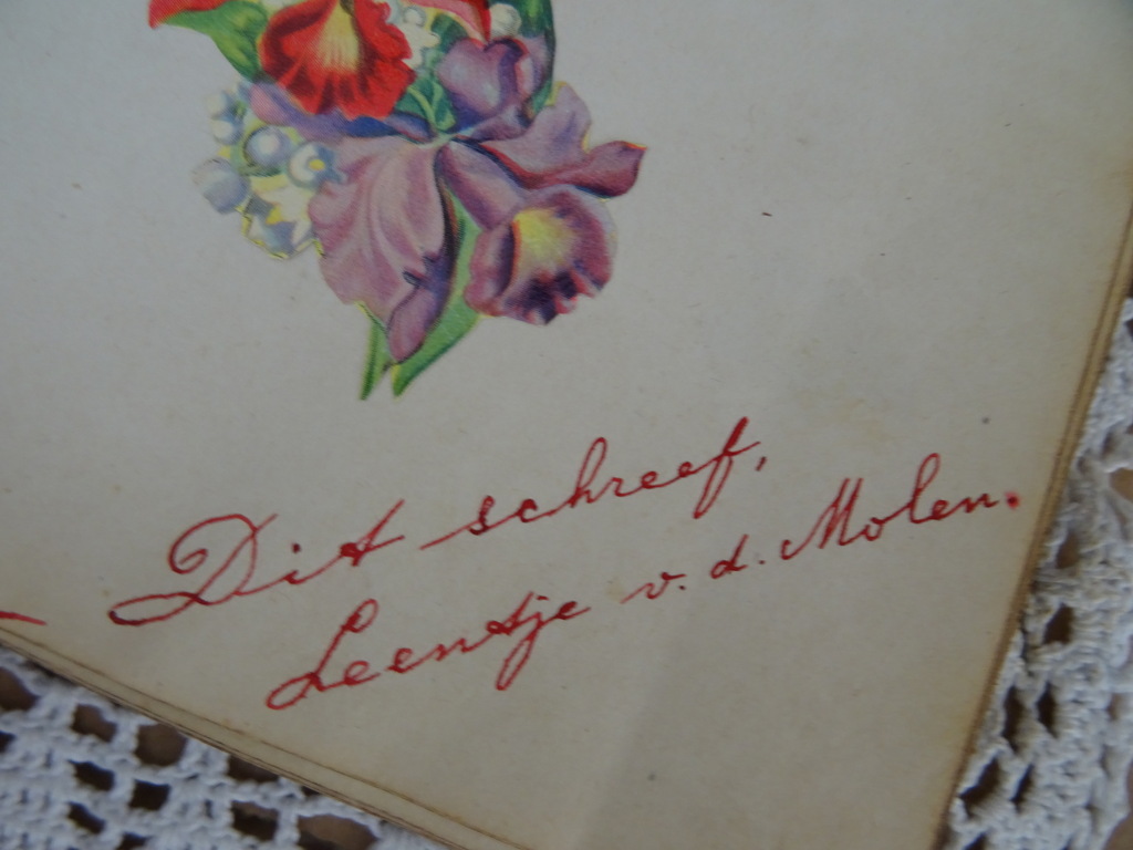 Antiek poesiealbum uit 1940 - Afbeelding 3
