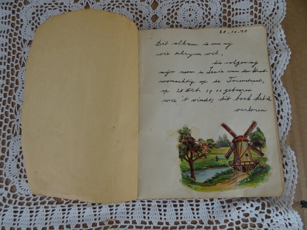 Antiek poesiealbum uit 1940 - Afbeelding 6