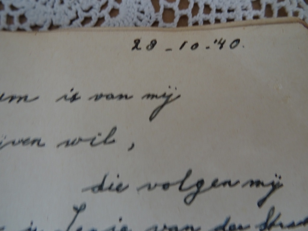 Antiek poesiealbum uit 1940 - Afbeelding 7