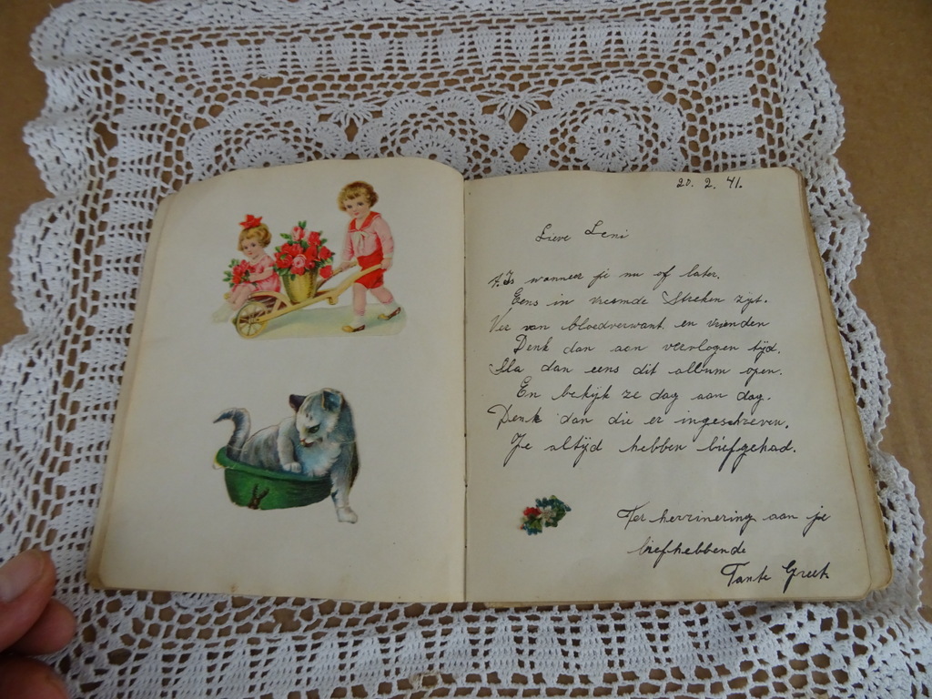 Antiek poesiealbum uit 1940 - Afbeelding 13