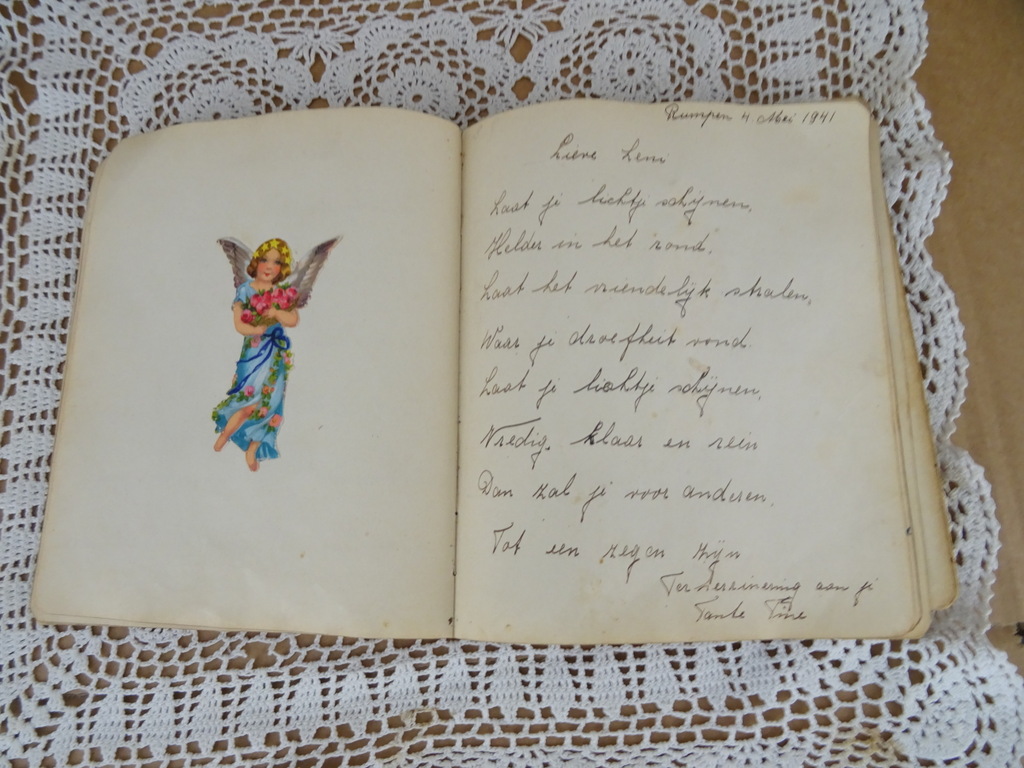 Antiek poesiealbum uit 1940 - Afbeelding 14