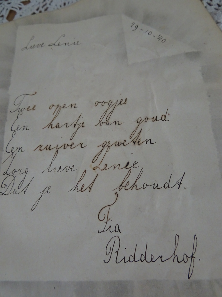 Antiek poesiealbum uit 1940 - Afbeelding 19