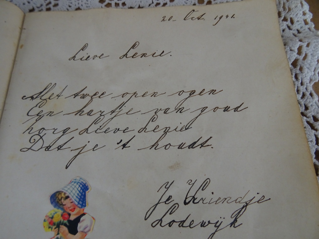Antiek poesiealbum uit 1940 - Afbeelding 21
