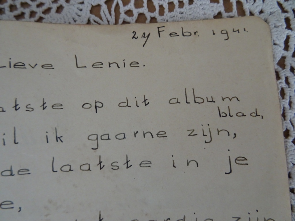 Antiek poesiealbum uit 1940 - Afbeelding 29