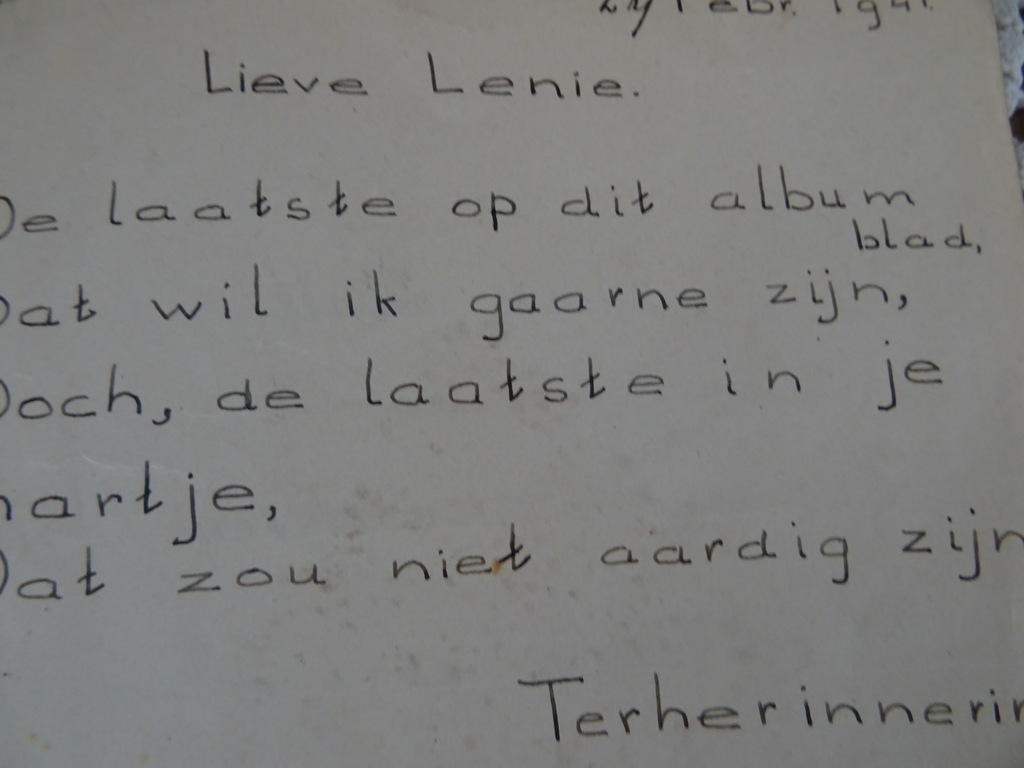 Antiek poesiealbum uit 1940 - Afbeelding 32