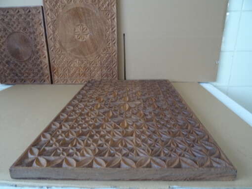 Collectie houten Mandala panelen