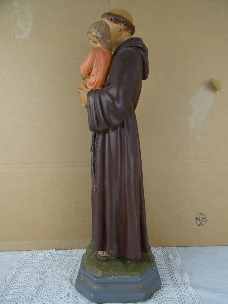 Antiek beeld Heilige Antonius - Afbeelding 5