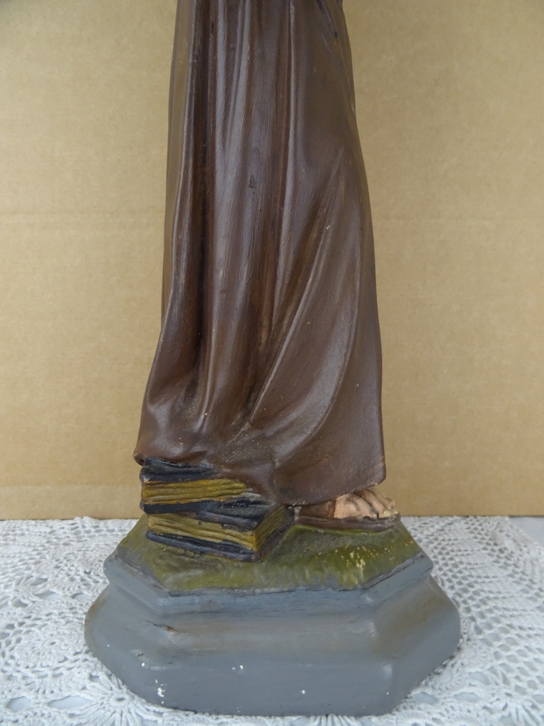 Antiek beeld Heilige Antonius - Afbeelding 16