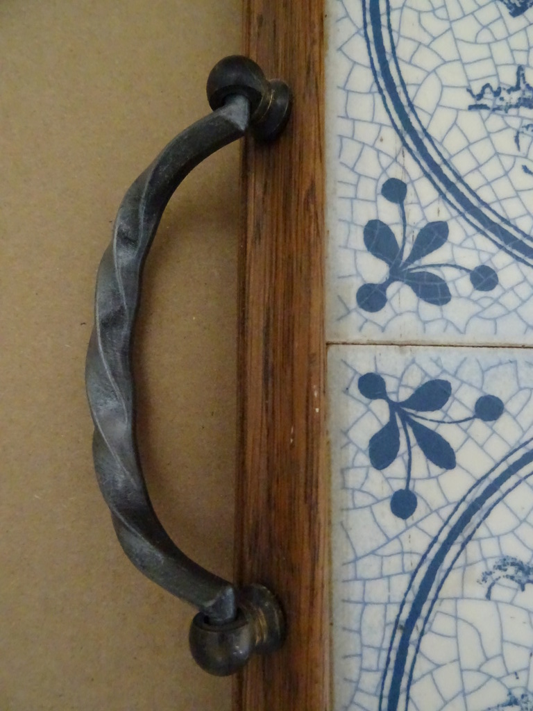 Delfts blauw dienblad met tegels - Afbeelding 3