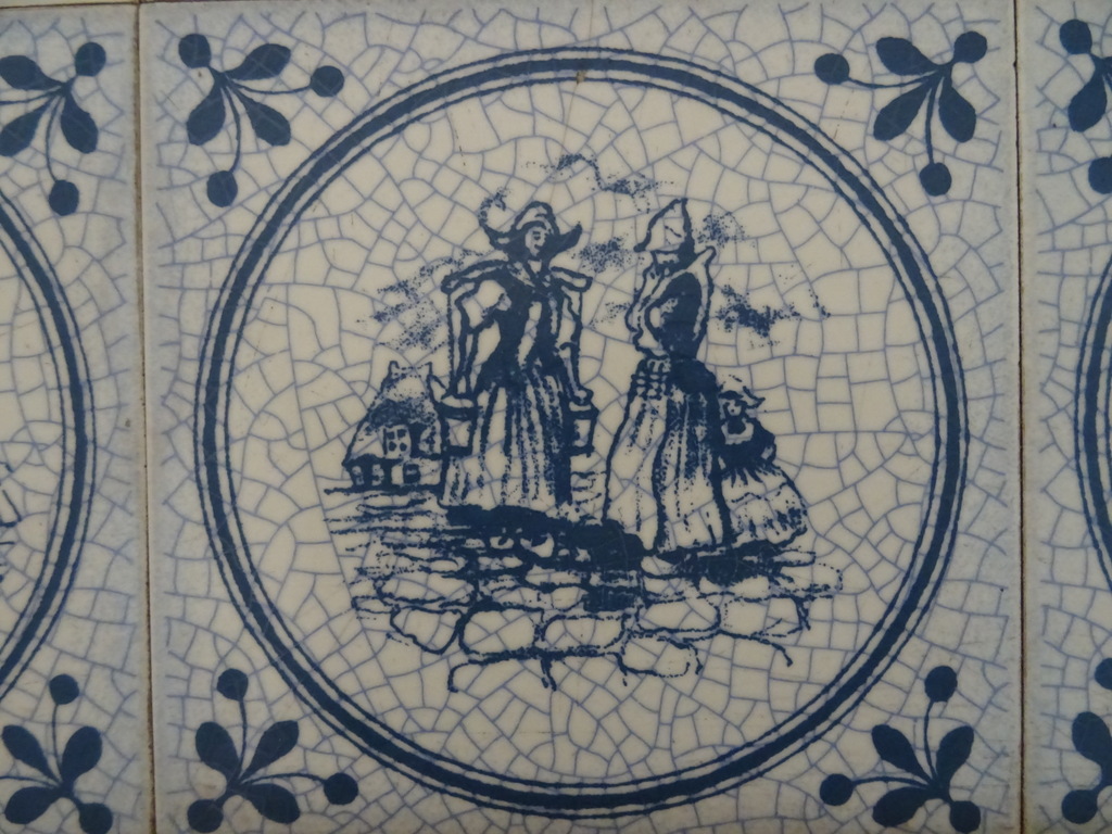 Delfts blauw dienblad met tegels - Afbeelding 8