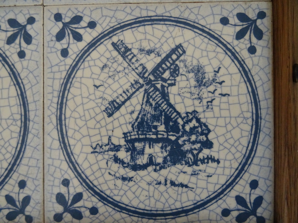 Delfts blauw dienblad met tegels - Afbeelding 9