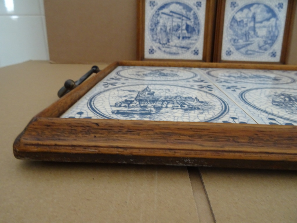 Delfts blauw dienblad met tegels - Afbeelding 12