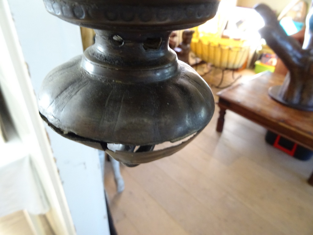 18e-Eeuwse koperen godslamp - Afbeelding 14