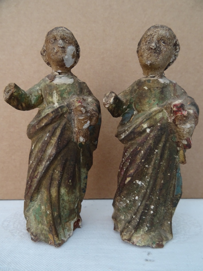 18e-Eeuwse houten apostelen 11 cm