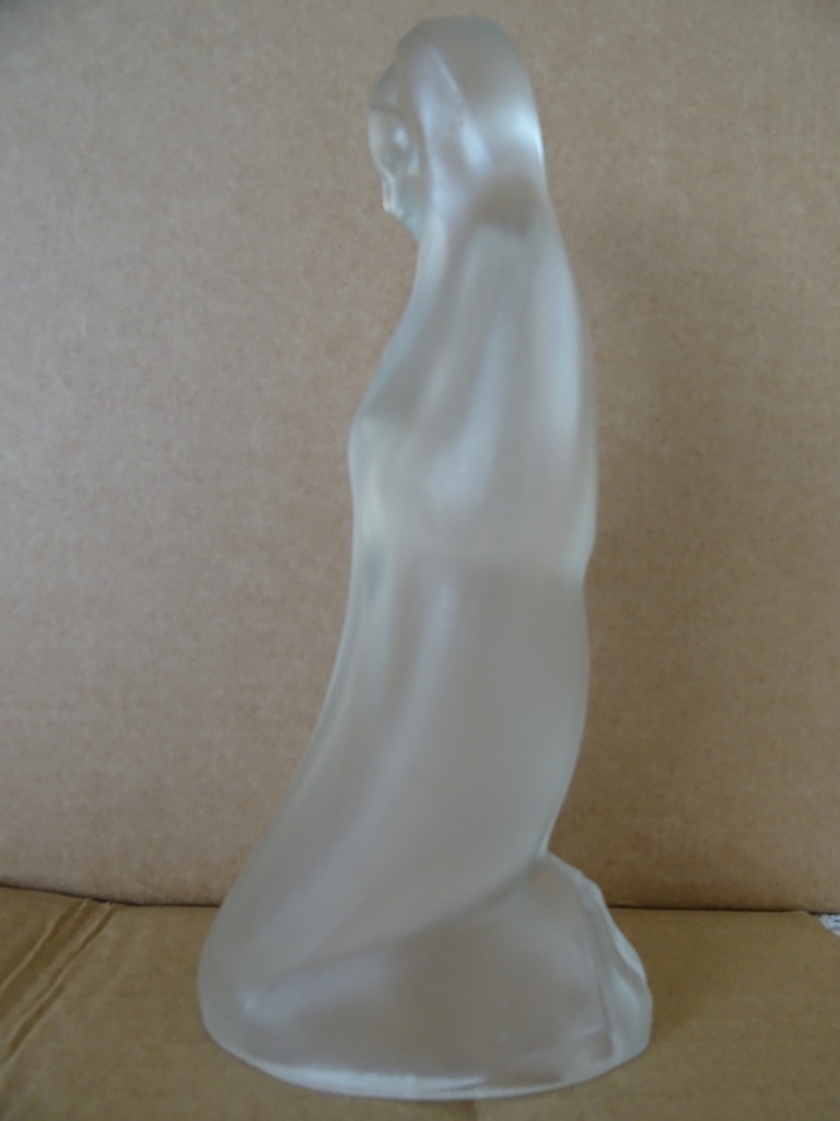 Vintage glazen Mariabeeld 20.5 cm - Afbeelding 5