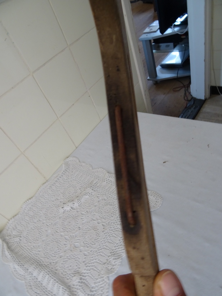 Antieke houten ovenschep bakker 164 cm - Afbeelding 12