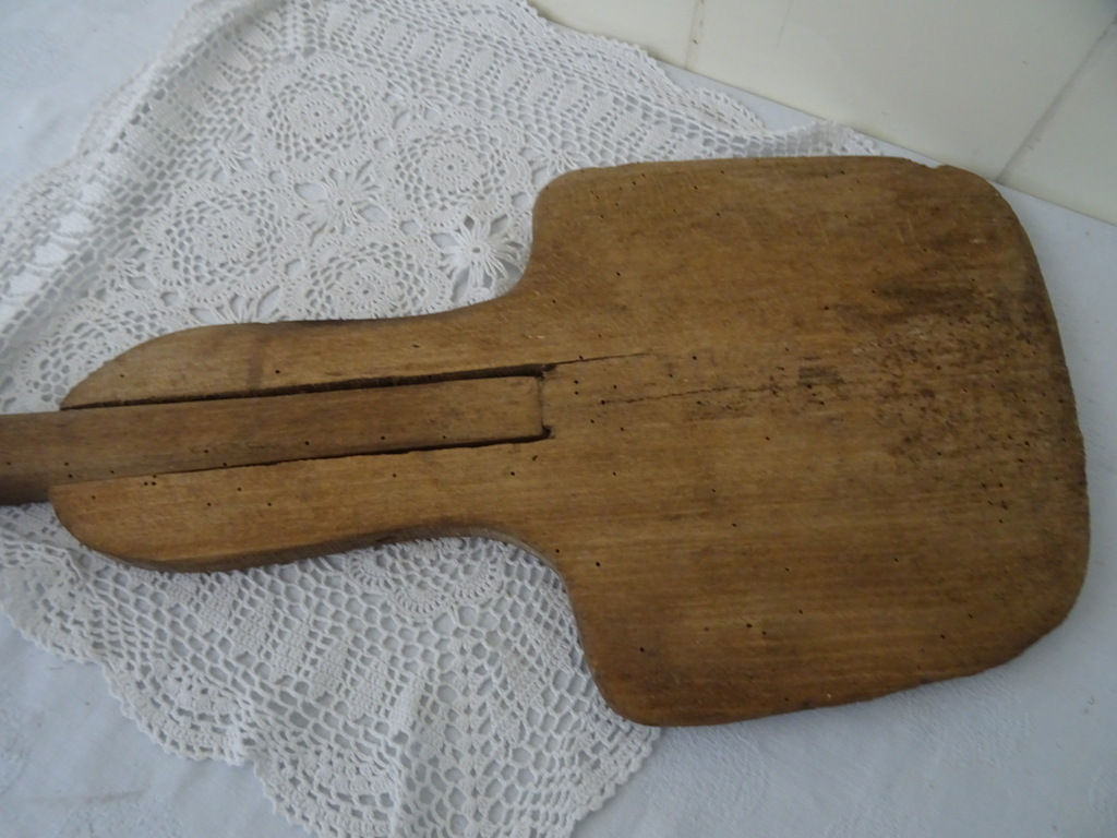 Antieke houten ovenschep bakker 164 cm - Afbeelding 13