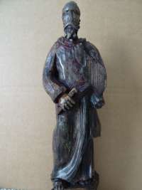 18e Eeuws houten beeld Heilige Petrus