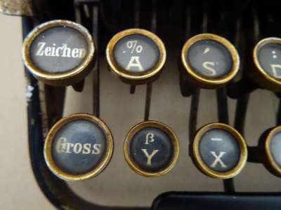 Antieke typemachine Erika