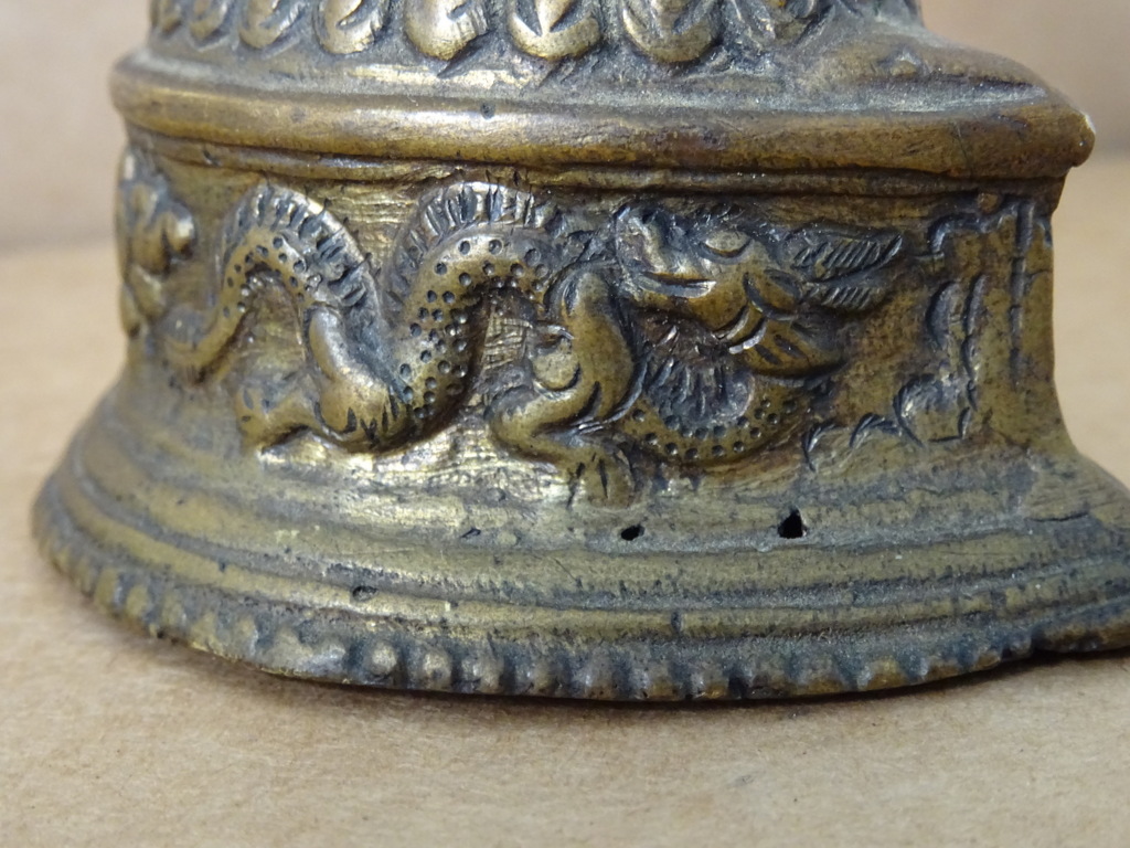 Antiek bronzen Boeddhabeeldje 11 cm - Afbeelding 16