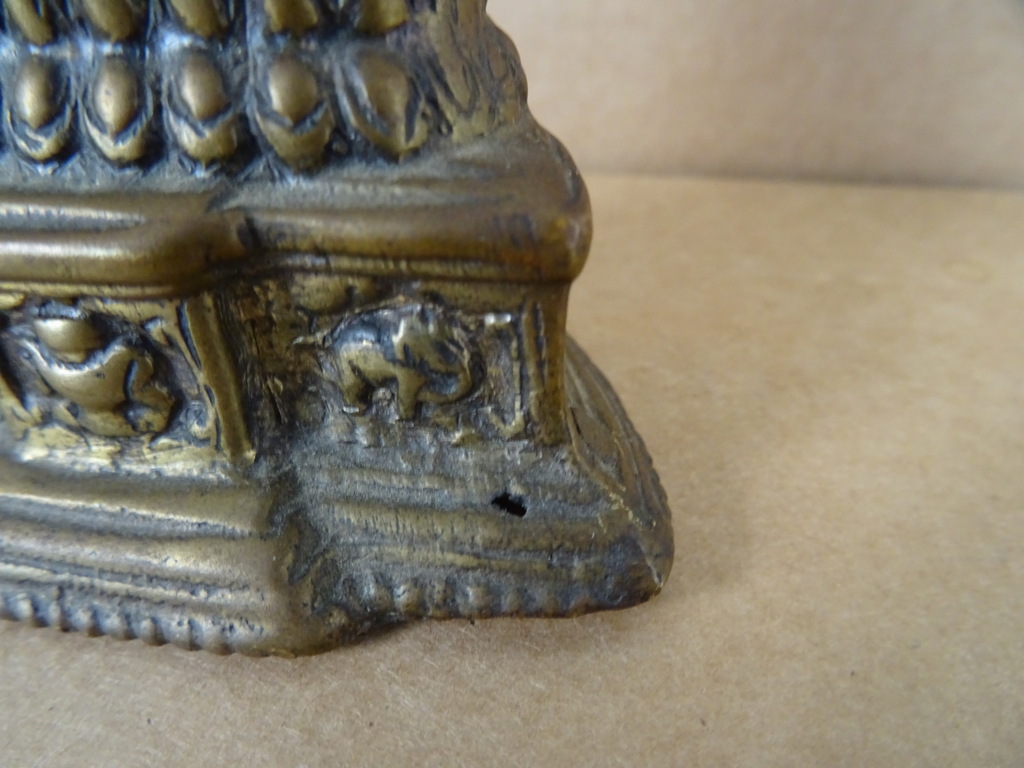 Antiek bronzen Boeddhabeeldje 11 cm - Afbeelding 21